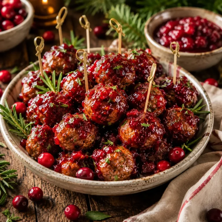 Cranberry Meatballs