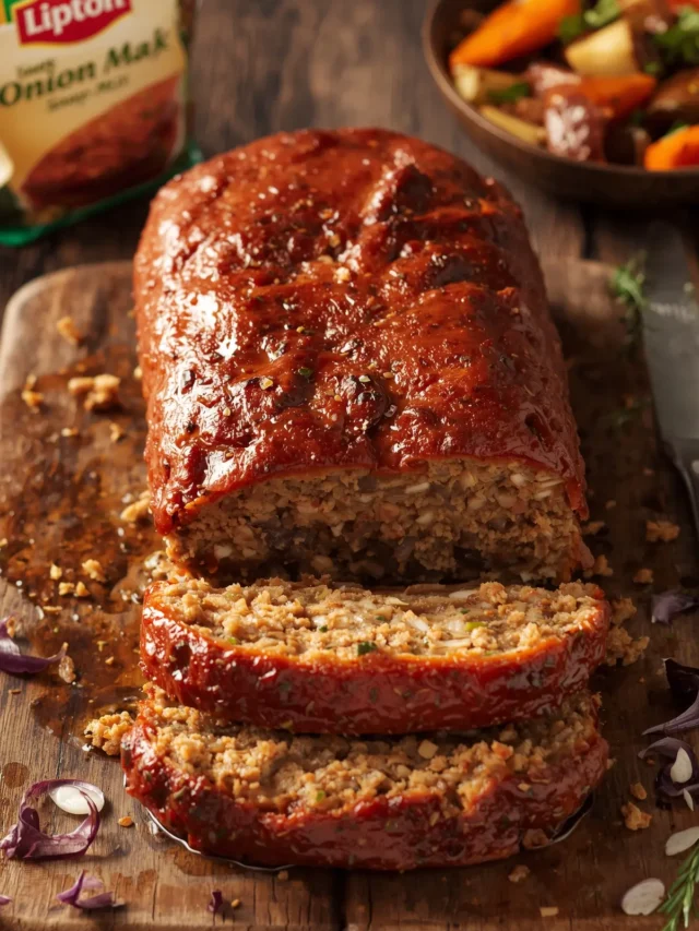 Meatloaf with Lipton Onion