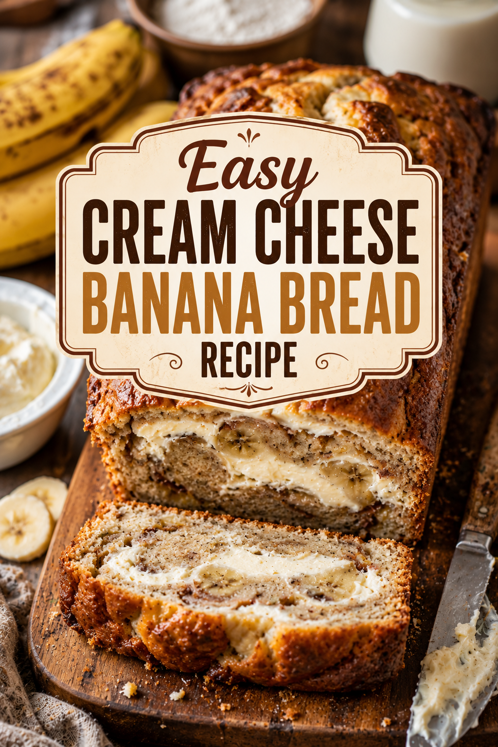 Cream Cheese Banana Bread