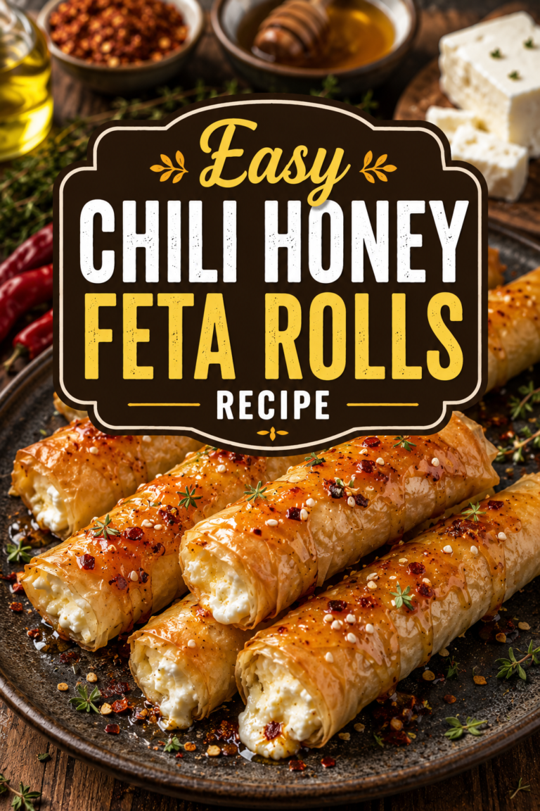 Chili Honey Feta Rolls