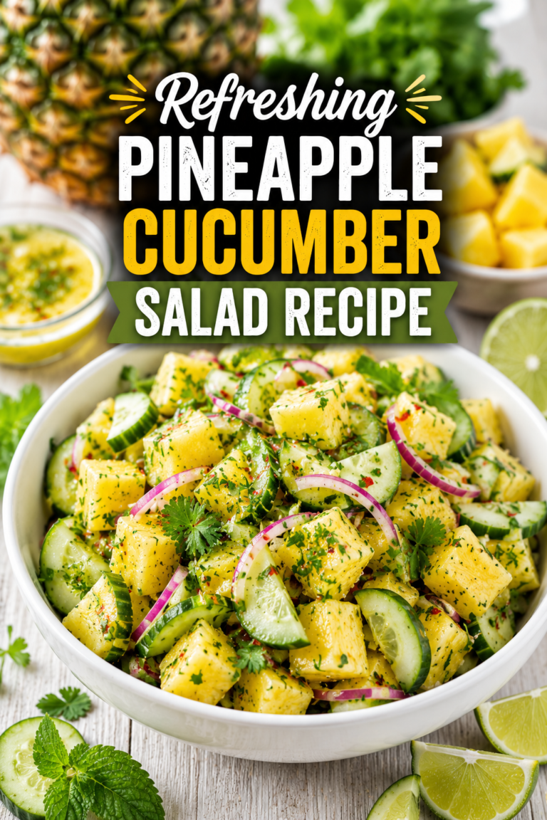 Pineapple Cucumber Salad