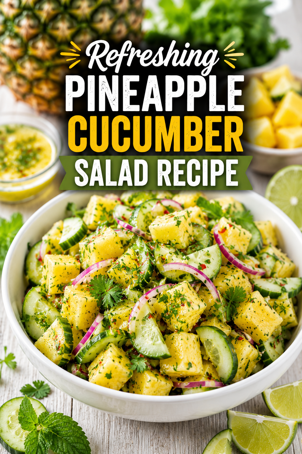 Pineapple Cucumber Salad