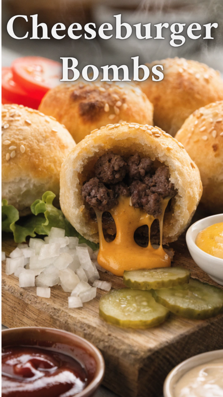 Cheeseburger Bombs