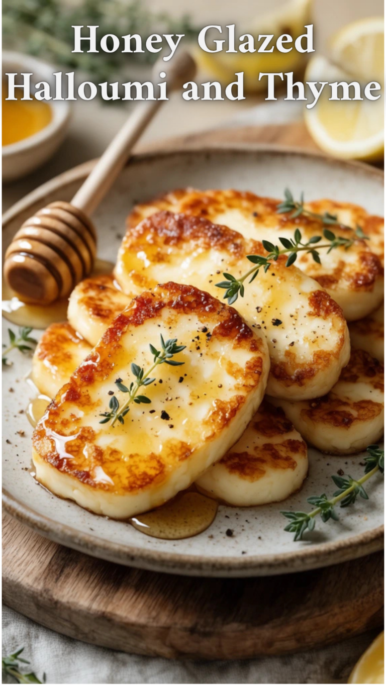 Honey Glazed Halloumi