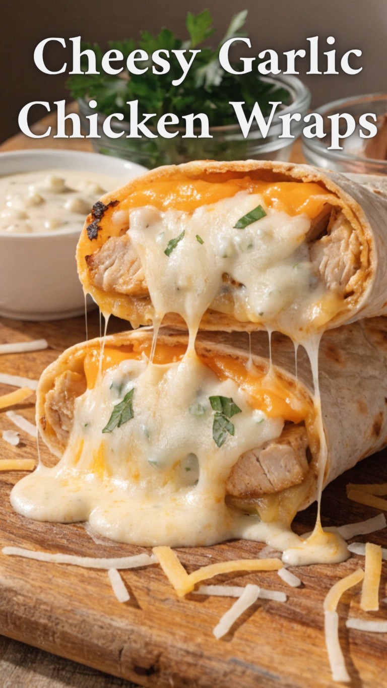 Garlic Chicken Wraps
